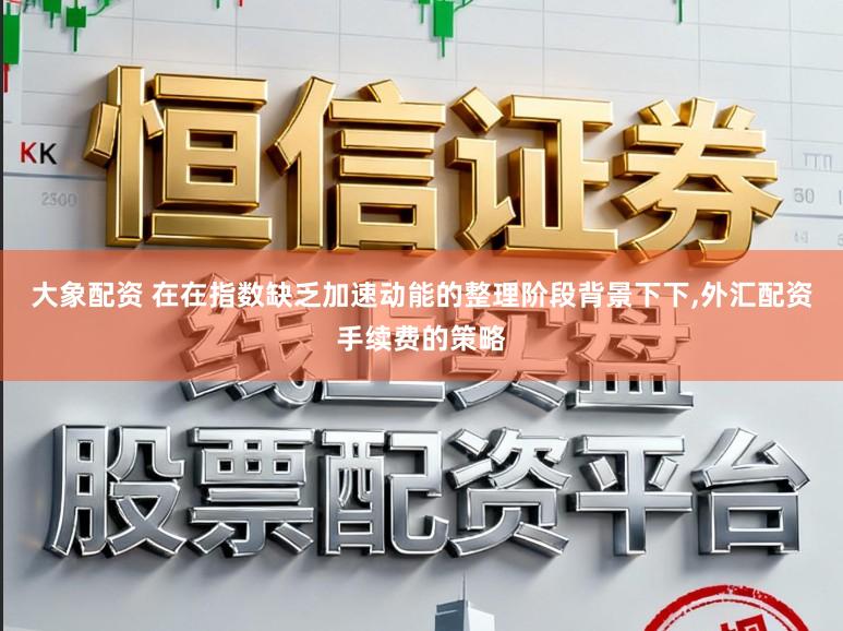 大象配资 在在指数缺乏加速动能的整理阶段背景下下,外汇配资手续费的策略
